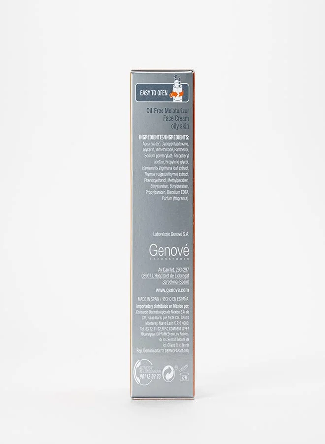 Genove  Genové Fluidbase Oil-Free Moisturizer (50ml) for Oily & Acne-Prone Skin | Lightweight Mattifying Face Cream & Non-Comedogenic Daily Hydration  | Best Price UAE