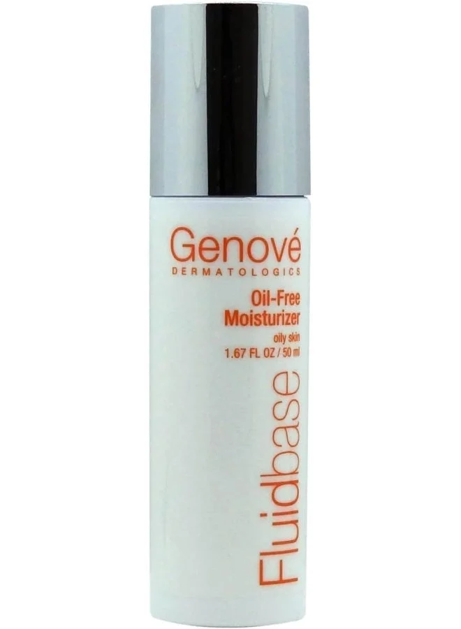 Genove  Genové Fluidbase Oil-Free Moisturizer (50ml) for Oily & Acne-Prone Skin | Lightweight Mattifying Face Cream & Non-Comedogenic Daily Hydration  | Best Price UAE