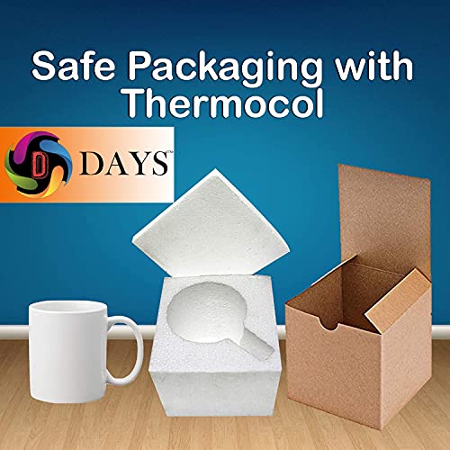 DAYS Merry Christmes Theme Printed Ceramic Mug 325ml | Microwave Safe Coffee Mug | for Women, Friends, Girls, Family - Image 4