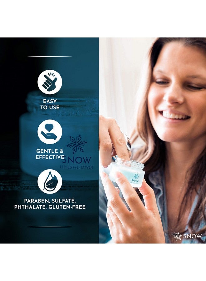 Snow Lavender And Mint Sugar Lip Exfoliator Moisturizing Lip Scrub Hydrating Lip Care Smooth & Plump Lips Lip Exfoliator Scrub Wsugar Jojoba Oil Vitamin E Lip Scrubs Exfoliator & Moisturizer - Image 4