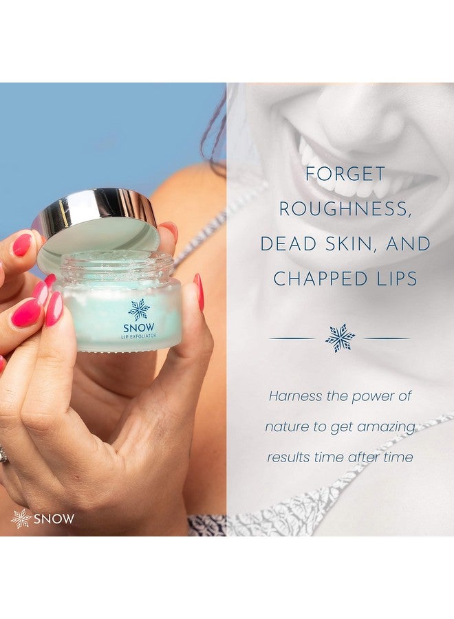 Snow Lavender And Mint Sugar Lip Exfoliator Moisturizing Lip Scrub Hydrating Lip Care Smooth & Plump Lips Lip Exfoliator Scrub Wsugar Jojoba Oil Vitamin E Lip Scrubs Exfoliator & Moisturizer - Image 3