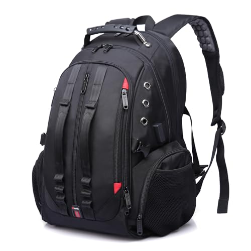 BANGE Backpack with USB Charging Port (1901_Black) - Image 1