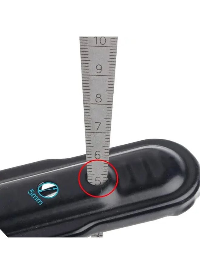 1 قطعة مقياس تفتق مزدوج التدريج لأداة قياس فجوة اللحام والثقوب للمعادن والسيارات - Image 5