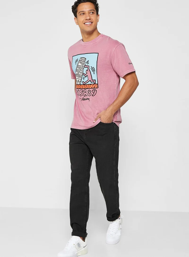 Cotton On Mid Wash Relaxed Fit Jeans