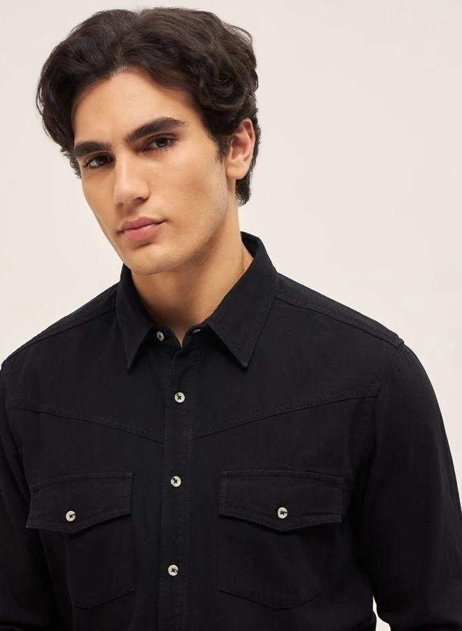 The Bear House  Men's Shirt for Casual and Formal Wear | Classic Button-Down Style for Office, Daily Use, Travel, Events & All-Season Outfits | Versatile & Stylish Wardrobe Essential for Every Occasion for Men | Best Price UAE