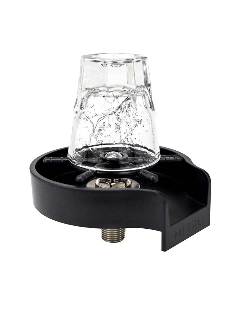 MIBRU Metal Glass Rinser for Kitchen Sink, Bottle Cup Washer for Sink Attachment Kitchen Bar Sink Cleaner Baby Bottle washer Kitchen Sink Automatic Flushing Device - Image 2