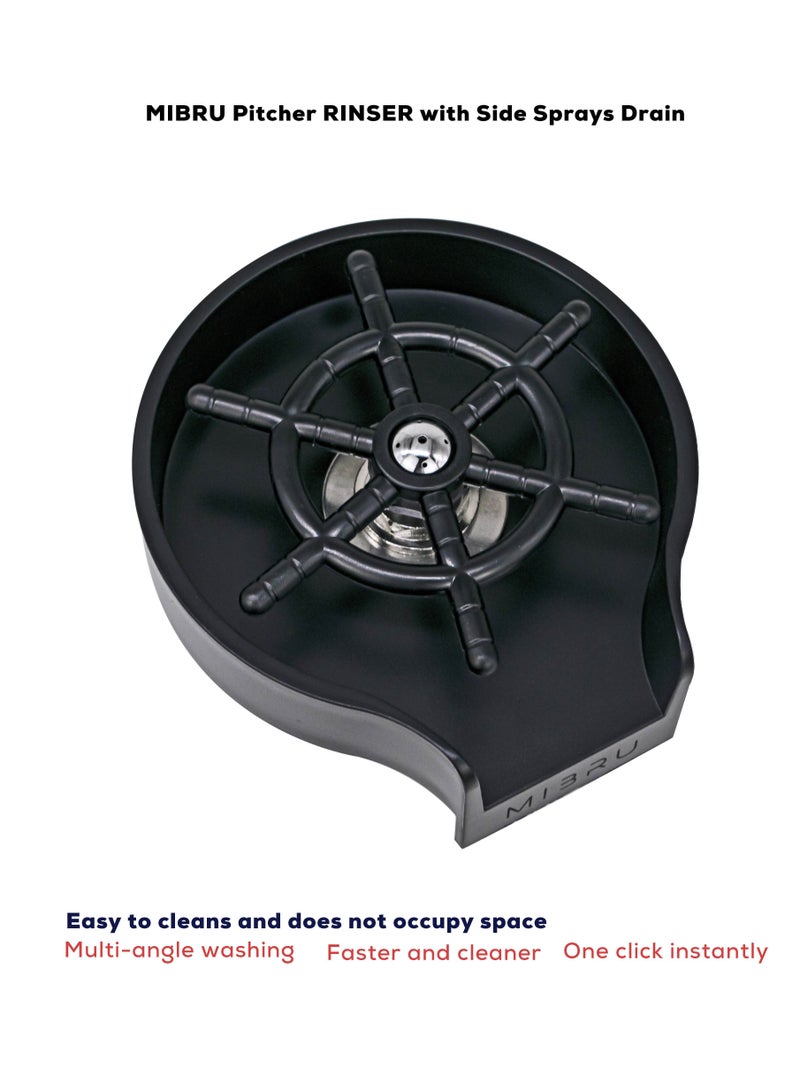 MIBRU Metal Glass Rinser for Kitchen Sink, Bottle Cup Washer for Sink Attachment Kitchen Bar Sink Cleaner Baby Bottle washer Kitchen Sink Automatic Flushing Device - Image 3