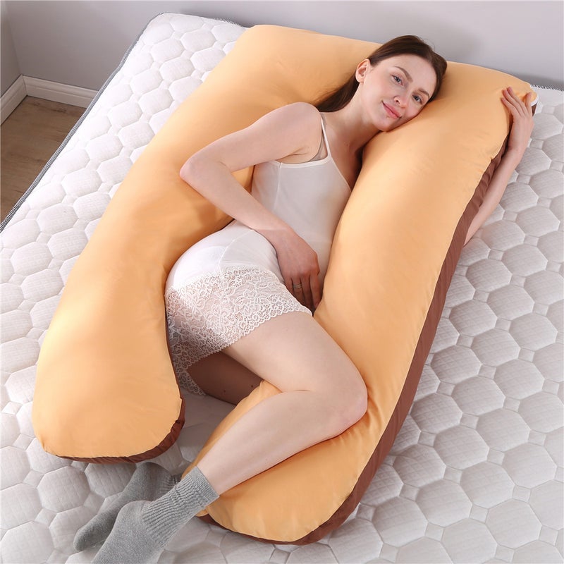Maternity Pillow Removable And Washable U-Shaped Pillow Large Cushion Waist Pillow Factory Pillow Super Factory - Image 1