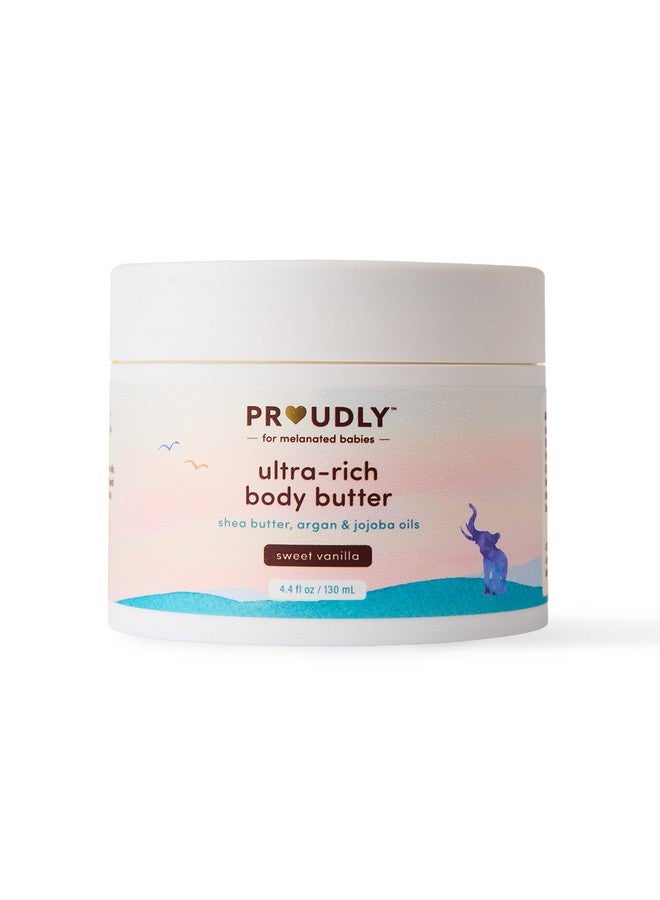 Proudly Ultrarich Body Butter By Gabrielle Union & Dwyane Wade Lotion For Babies Kids & Adults Shea Butter & Argan Oil For Deep Moisture Sweet Vanilla 4.4 Oz - Image 1
