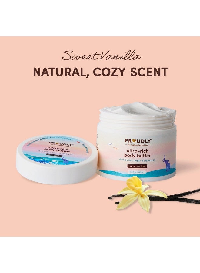 Proudly Ultrarich Body Butter By Gabrielle Union & Dwyane Wade Lotion For Babies Kids & Adults Shea Butter & Argan Oil For Deep Moisture Sweet Vanilla 4.4 Oz - Image 5
