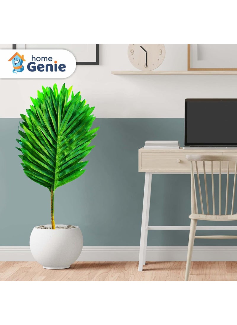HOME GENIE HOME GENIE Artificial Plants for Home Decor Artificial Leaf Bunch for Indoor and Outdoor Decoration Home Decoration Artificial Plant Artificial Plants for Decoration Pack of 1 Green  - Image 3