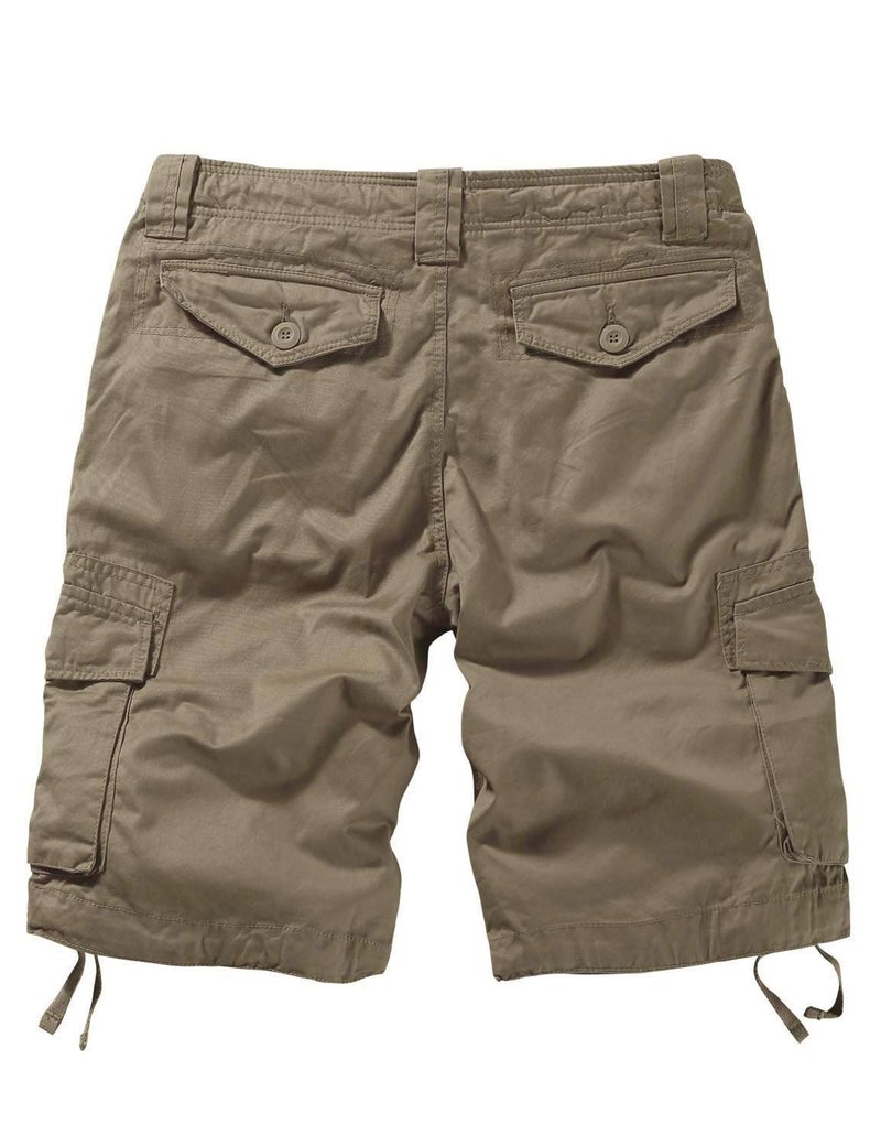 Match Men's Twill Comfort Cargo Short Without Belt #S3612 (Label Size L/32 (US 30), Light Khaki) - Image 2