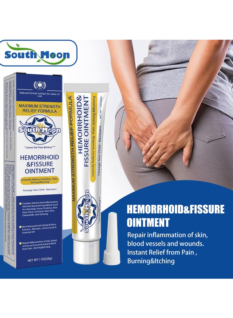 SOUTH MOON Doctor Hemorrhoid and Fissure Ointment Treatment with , Pure Aloe Vera, Amino Acids and Essential Oils and Minerals - Image 4
