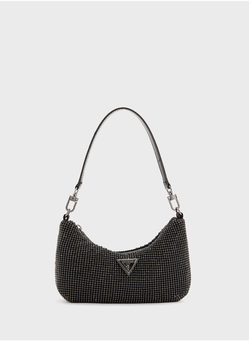 GUESS Zalina Mini Top Zip Shoulder Bag  - Image 1