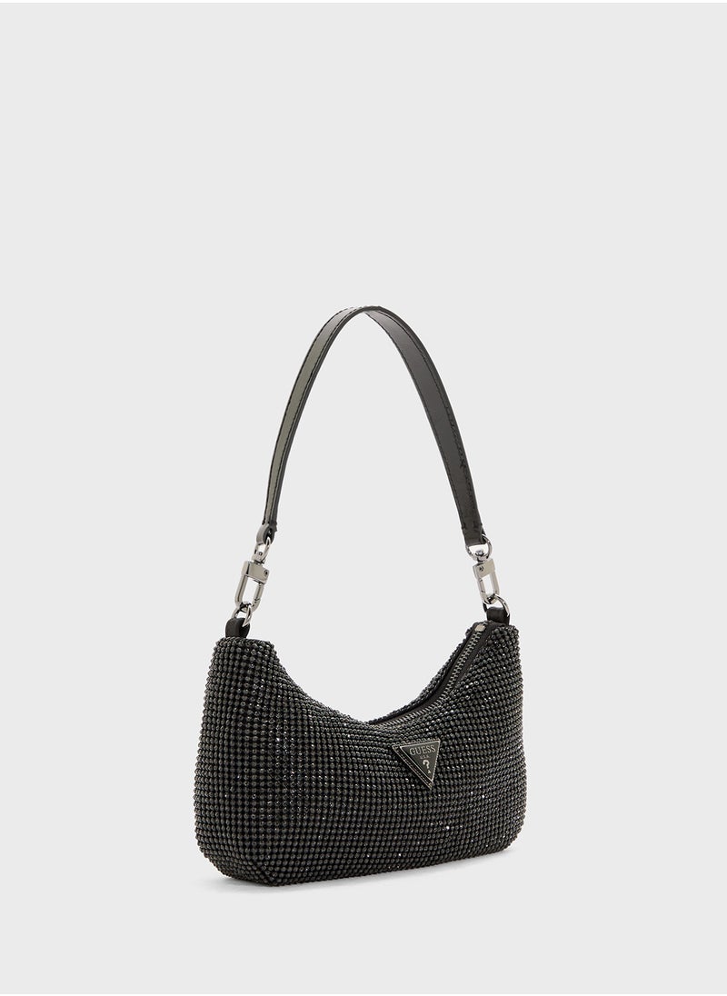 GUESS Zalina Mini Top Zip Shoulder Bag  - Image 3