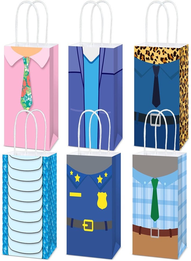 MinFyberd 12Pcs Cartoon Animal Party Favor Bags City Animal Birthday Decoration Cute Animals Paper Gift Bags with Handles Cartoon Goodie Candy Treat Bag for Kids Jungle Safari Birthday Movie Fans Party Supplies - Image 1