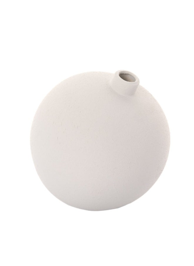 Gulf Flowers Ceramic Vase Base  Simple ceramic base vase, ideal for versatile floral arrangements 