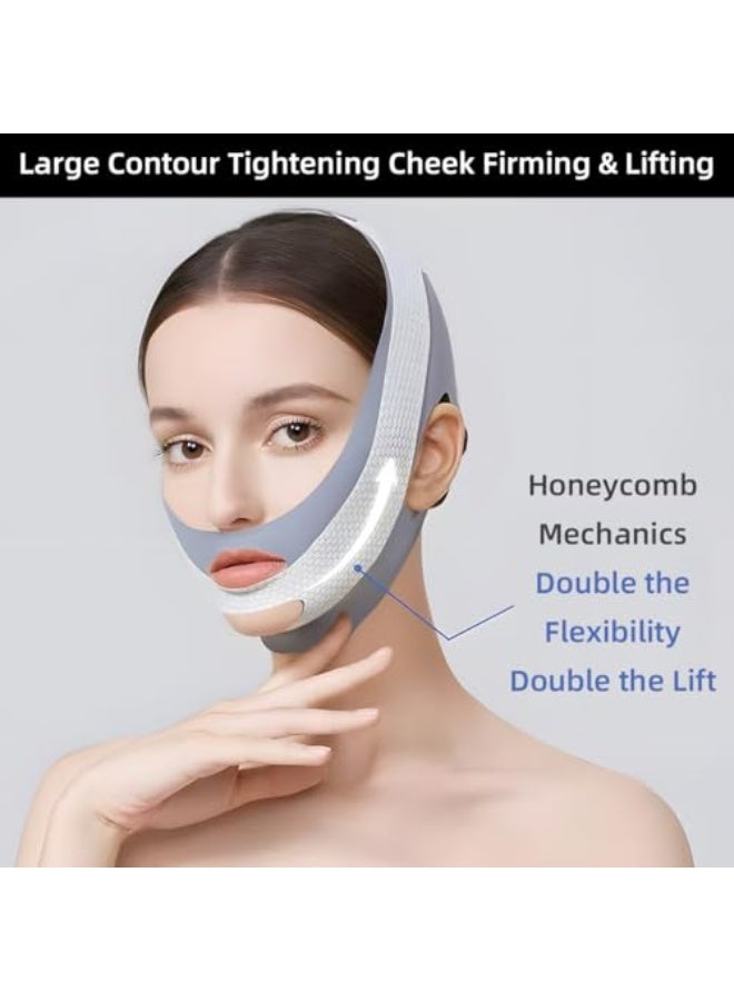 Bukela Chin Strap for Sleeping, V-Line Mask, V-Line Lifting Chinstrap, Jaw Exerciser, Reusable Face Strap, Jawline Shaper Adjustable Chin Strap, Jaw Strap, Jawline Shaper - Image 4