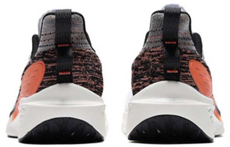 361 Degrees QU!K Light Breathable Running Shoes 'White Black Orange' - Image 5
