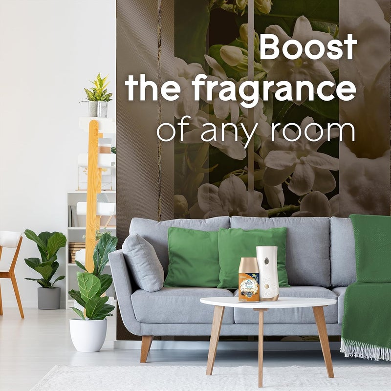 Glade General standard crafted Glade Automatic Air Freshener Spray Refill with Elegant Amber & Oud Scent, 269ml Compact trendy practical build - Image 3