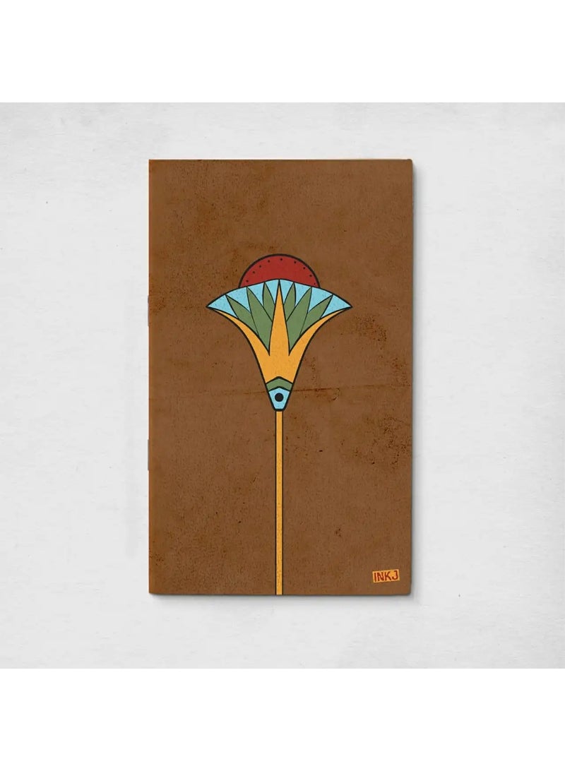 انك جيكشن دفتر ملاحظات ورسم بحجم جواز السفر، تصميم فرعوني 1 - Image 1