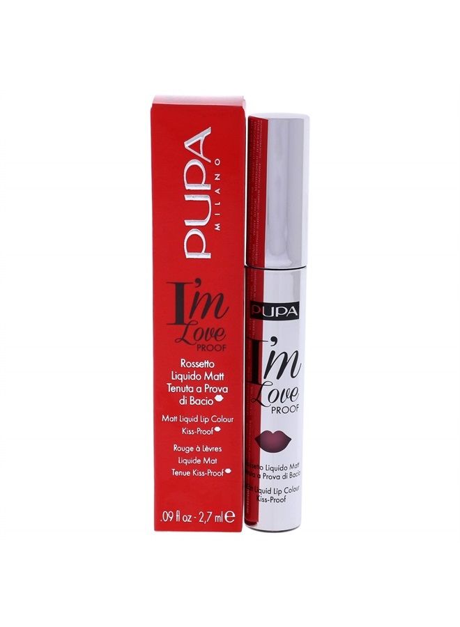 PUPA Milano I Am Love Proof Matt Liquid Lip Color - Gives Super-Intense Colour - Offers A Matte, Velvety Effect - Ultra-Comfortable Texture Adheres Perfectly To Lips - 004 Intense Rose - 0.09 OZ - Image 1