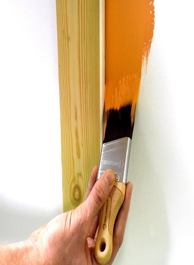 ROLLINGDOG 2 Inch Angled Paint Brush for Painting Walls, Furniture, Cutting in, Trim, Detail Painting - Image 2