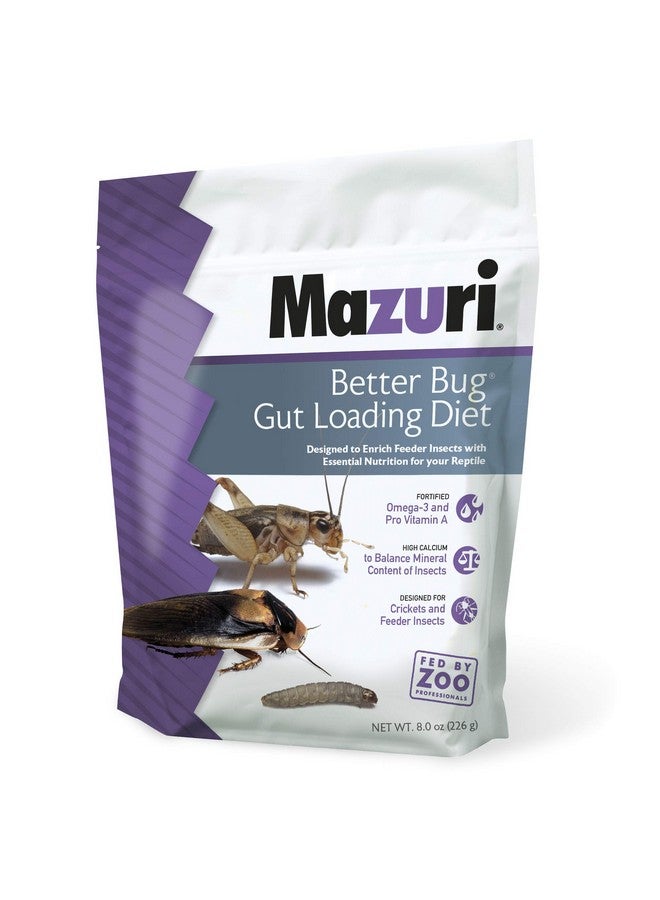 Mazuri Mazuri | Better Bug Gut-Loading Cricket Diet | 8 Ounce (8 OZ) Bag  - Image 1