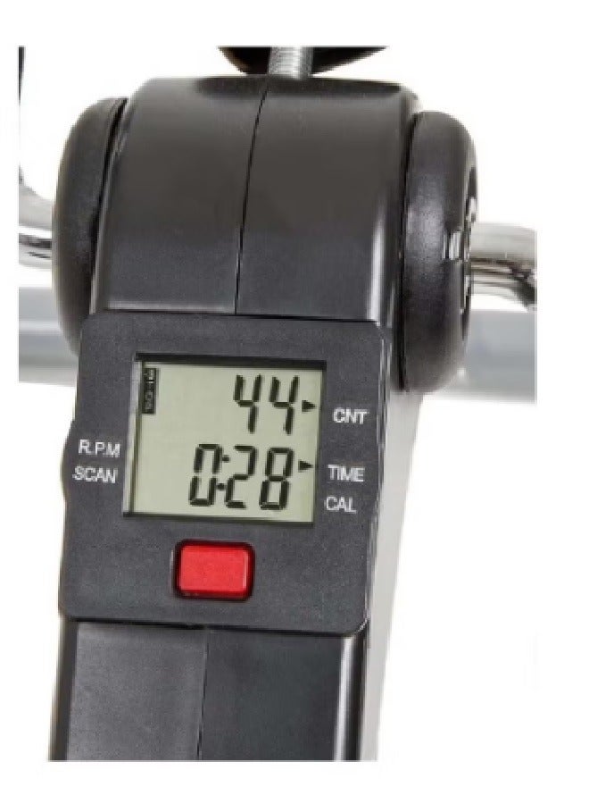 Denx Mini Exercise Bike,with Digital Monitor Portable Exercise Bike Pedals under Desk Mini Cycle Bike, for Legs And Arms Exerciser 35*22*41 cm - Image 3