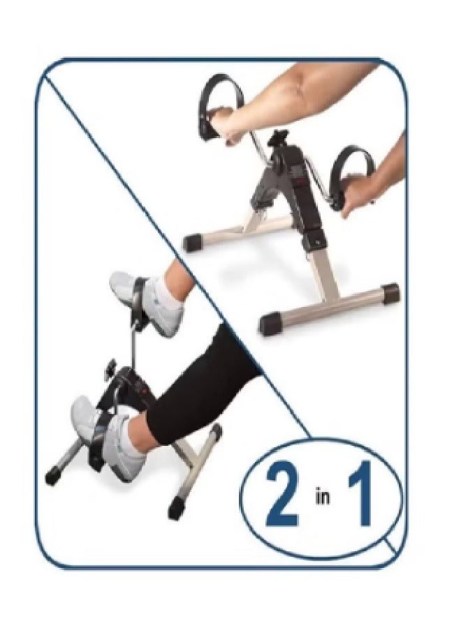 Denx Mini Exercise Bike,with Digital Monitor Portable Exercise Bike Pedals under Desk Mini Cycle Bike, for Legs And Arms Exerciser 35*22*41 cm - Image 4