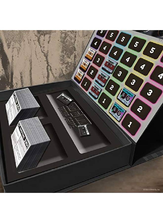 USAopoly - Hip Hop Bid To Win Trivia Game ; Music Board Game Featuring 600 Questions With A Hip Hop Trivia Theme ; Custom Game Box Converts From Boom Box Into Gameboard ; Collectible Board Game - Image 1