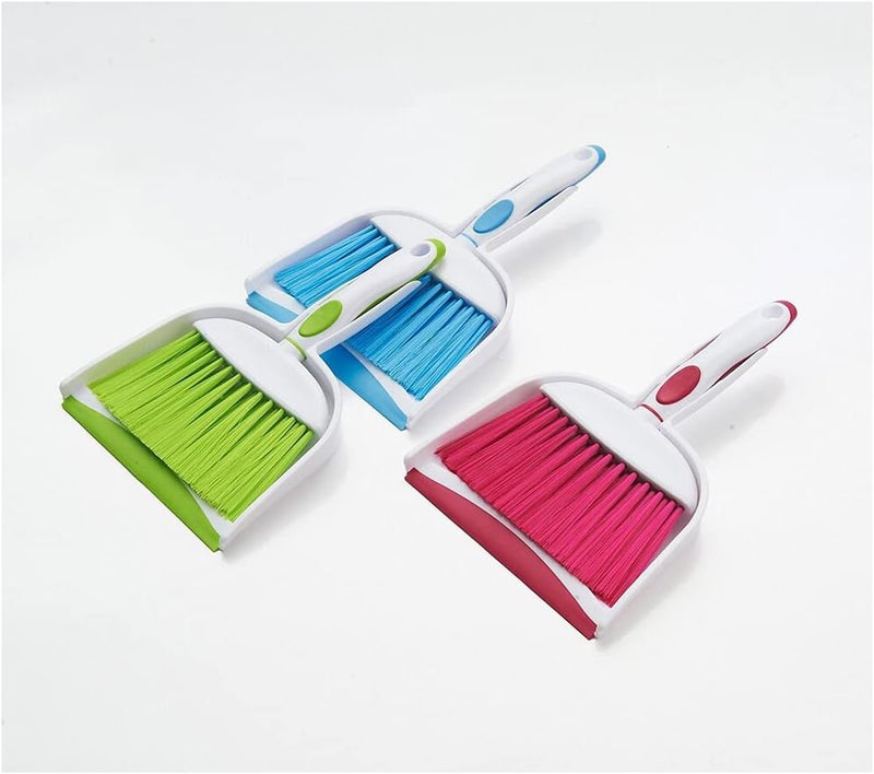 BSMstone Mini Broom and Dustpan Set-Mini Whisk Set for Desk, Housekeeping, Office, Kitchen, Pet Nest, etc.,Daily Cleaning Necessity Plastic Mini Dustpan Set (Gray) - Image 4