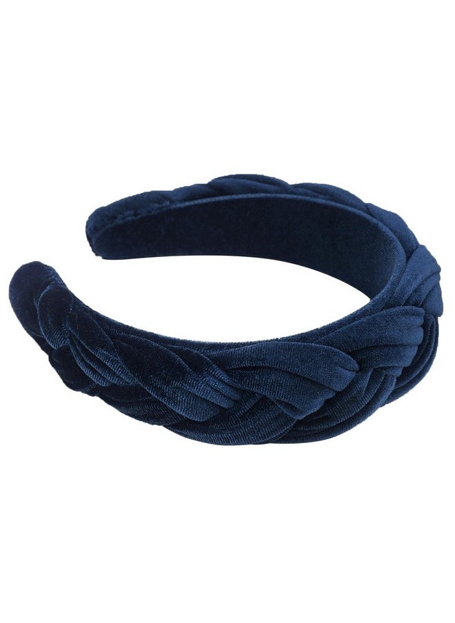 DRESHOW Velvet Braided Headband Women Hair Hoop Elastic Hair Bands Fashion Headbands For Women  - Image 1