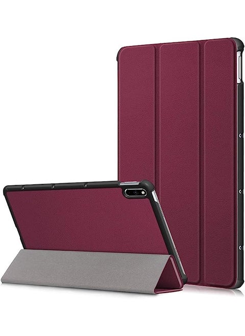 Case for Nokia T21 Tablet with Screen Protector, PU Leather Built-In Magnets Case, Ultra Slim Lightweight Smart Shell Stand Cover Case for Nokia T21 Tablet (Blue+Screen Protector)
