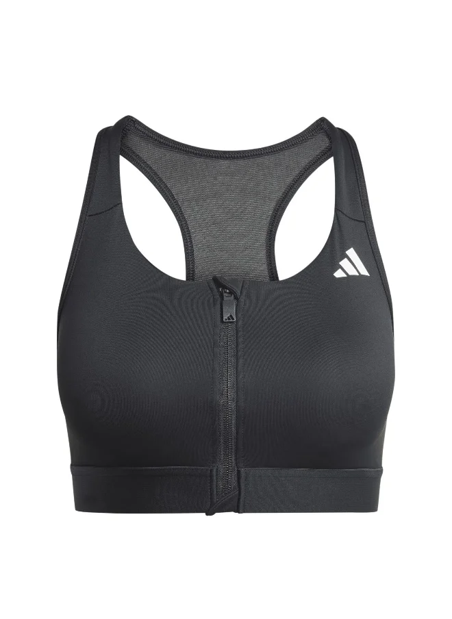 Adidas adidas powerreact training medium support zip women bra