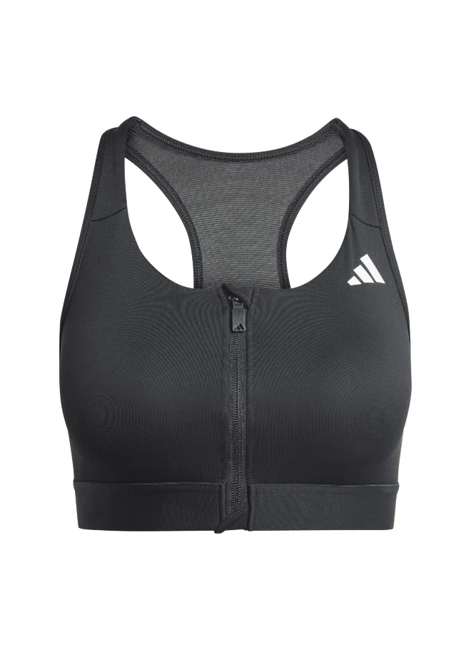 Adidas adidas powerreact training medium support zip women bra