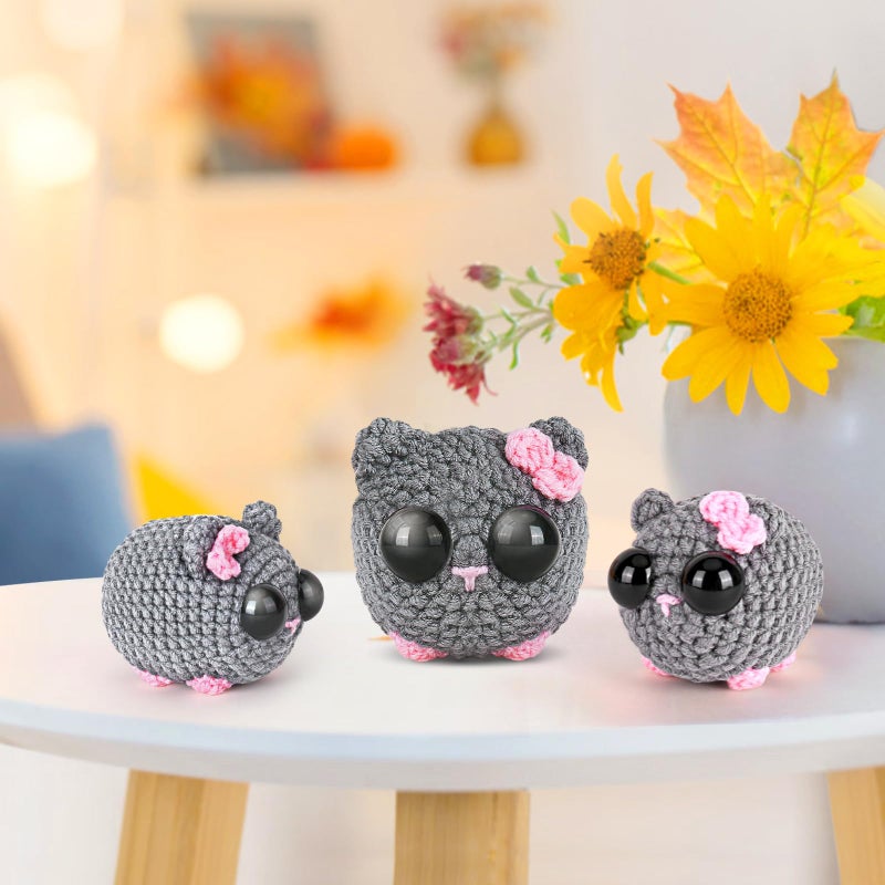 Crochetta Crochet Kit for Beginners, Beginner Crochet Kit for Adults with Step-by-Step Video Tutorials, DIY Crochet Animal Kits Knitting Supplies - Image 5
