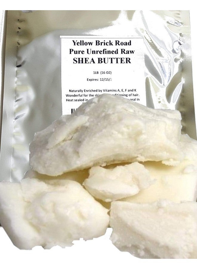 Yellow Brick Road 100% Raw Unrefined Shea Butter-African Grade a Ivory 1 Pound (16oz)… - Image 1