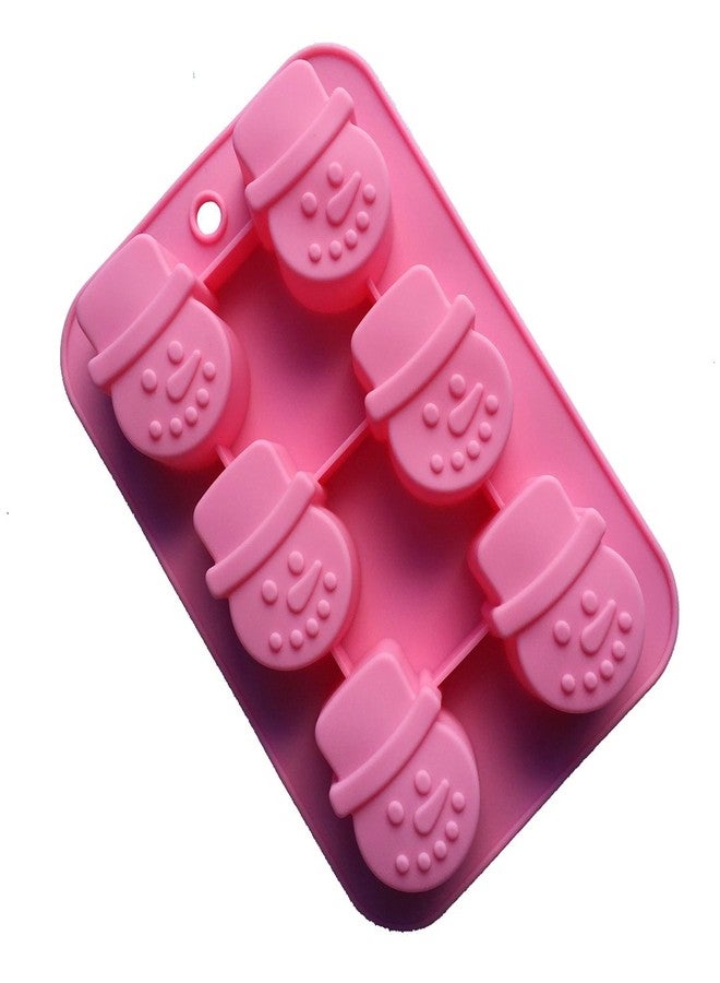FantasyDay 2 Pack Merry Christmas Snowman Silicone Candy Molds, Perfect for Holiday Candy, Cake, Cookies, Fudge, Chocolate, Soap, Gummy, Ice Cube and More #6 - Image 1