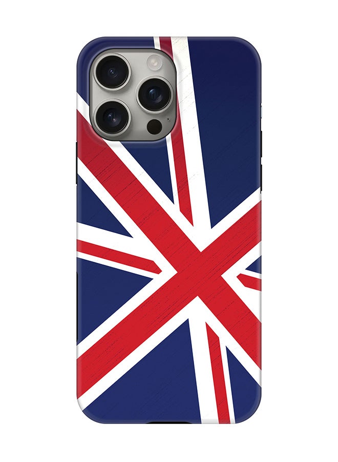 Stylizedd Tough Pro Magnetic Case for iPhone 16 Pro Max, Dual Layer hybrid PC + TPU Mobile Cover Matte - Flag Of UK - Image 1
