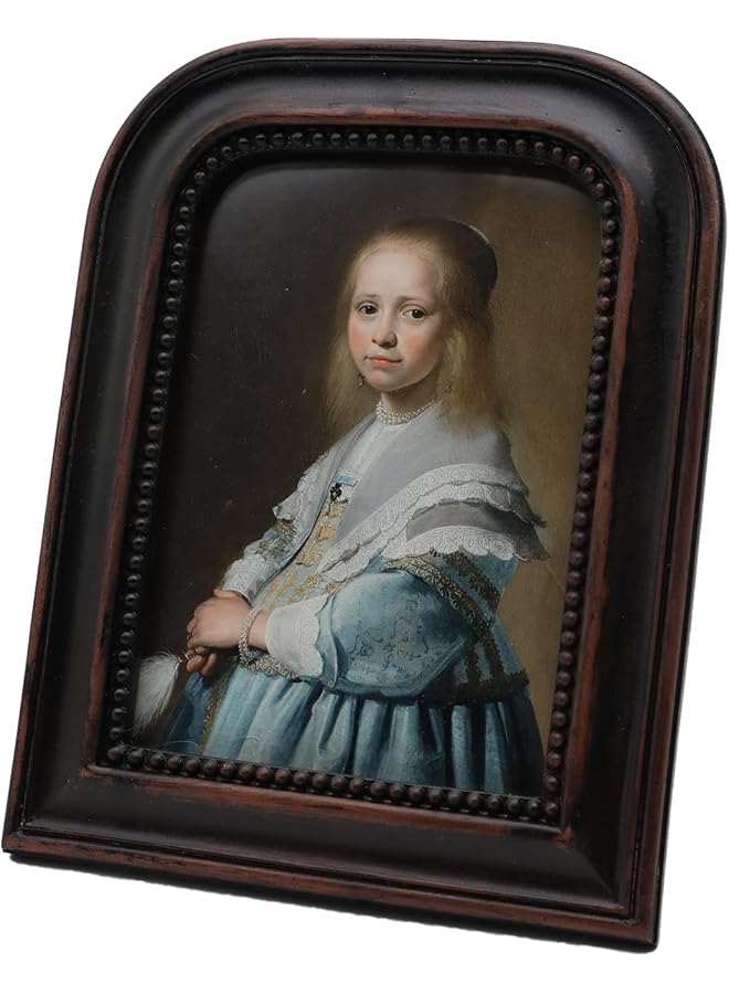 erorex 5X7 Vintage Picture Frame Antique Ornate Rustic Brown Photo Frame For Tabletop And Wall Display Decorative Retro Home Decor Old Fashioned Photo Gallery Art - Image 5