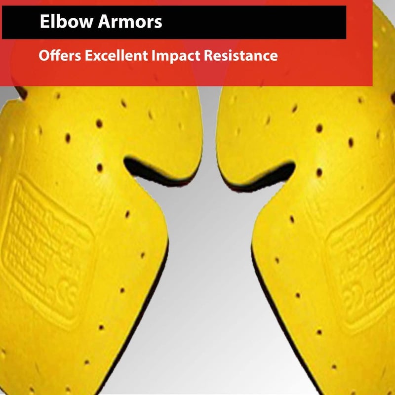 Jackets 4 Bikes 5-PC Triple Density Removable Armor Set for Motorcycle Biker Jackets - Image 5