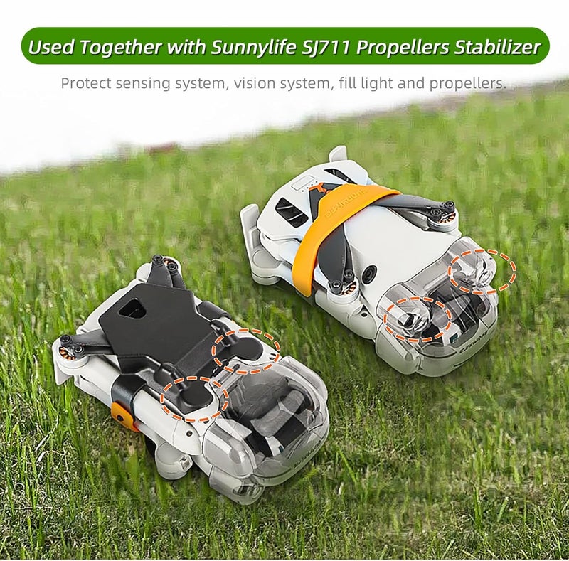 GetZget ® Sunnylife Gimbal Cover Cap for DJI Mini 4 Pro Frog Style Gimbal Lock Camera Lens Protector Accessories - Image 4