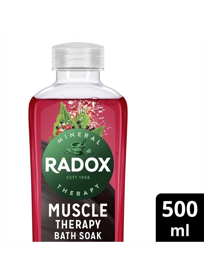 Radox Muscle Therapy Bath Soak 500ml - Image 2