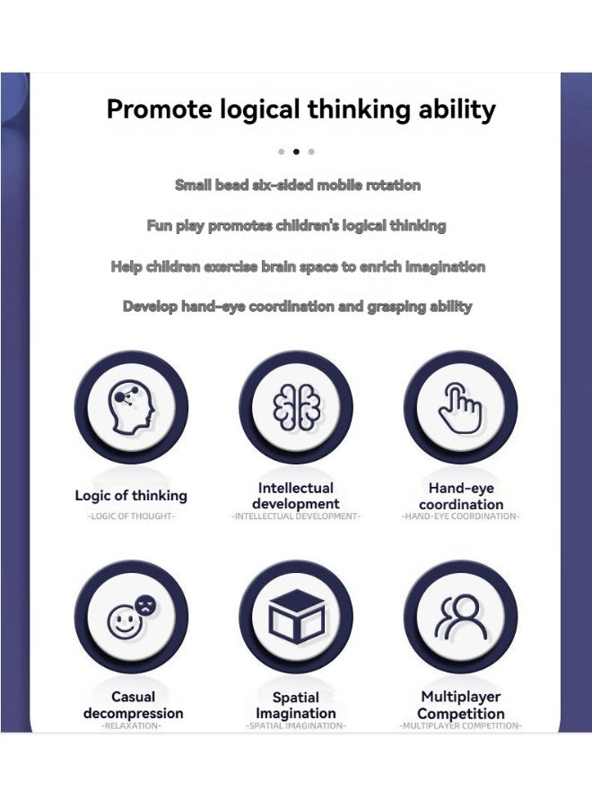 إم مياويان مكعب متاهة ثلاثي الأبعاد شفاف بلون وردي للأطفال والكبار – لعبة تعليمية لتنمية الذكاء - Image 2