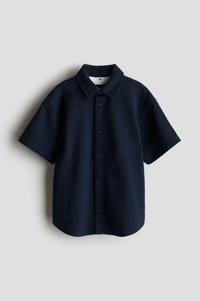 H&M Cotton Seersucker Shirt