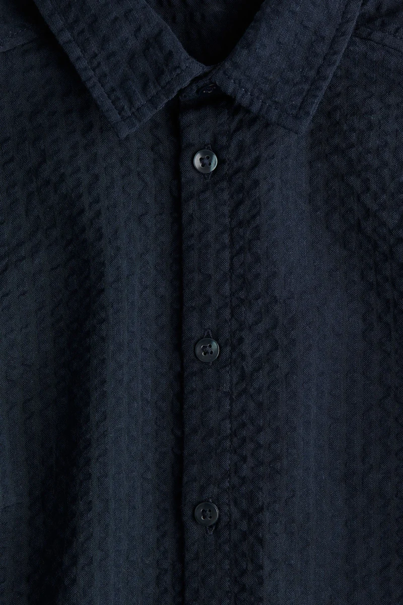 H&M Cotton Seersucker Shirt