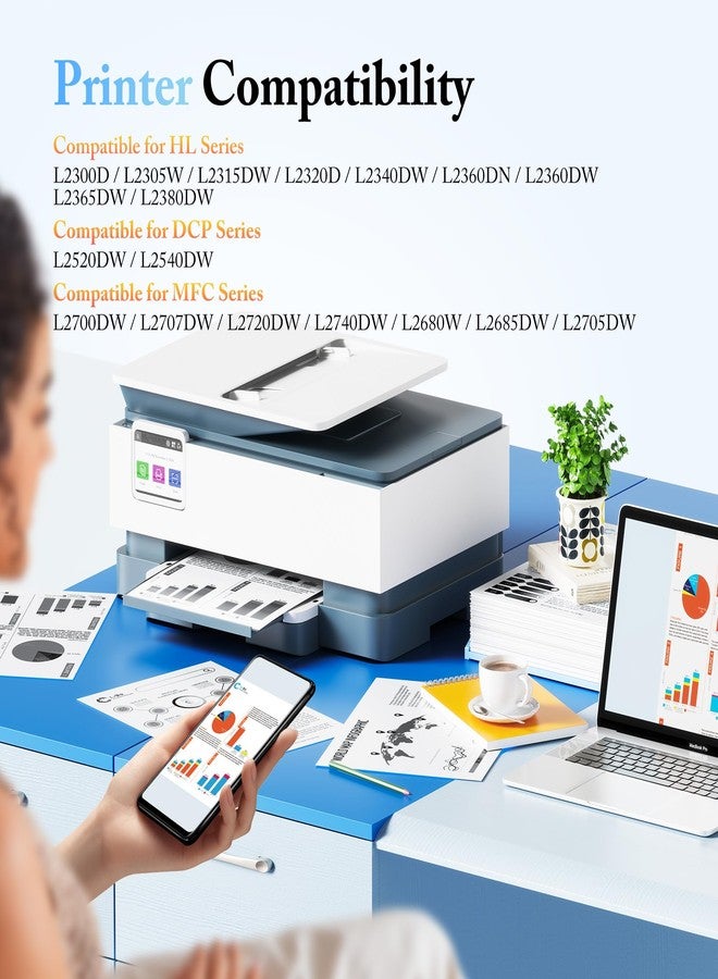 LxTek TN660 Toner Cartridge Replacement for Brother TN660 TN-660 TN630 - Image 2