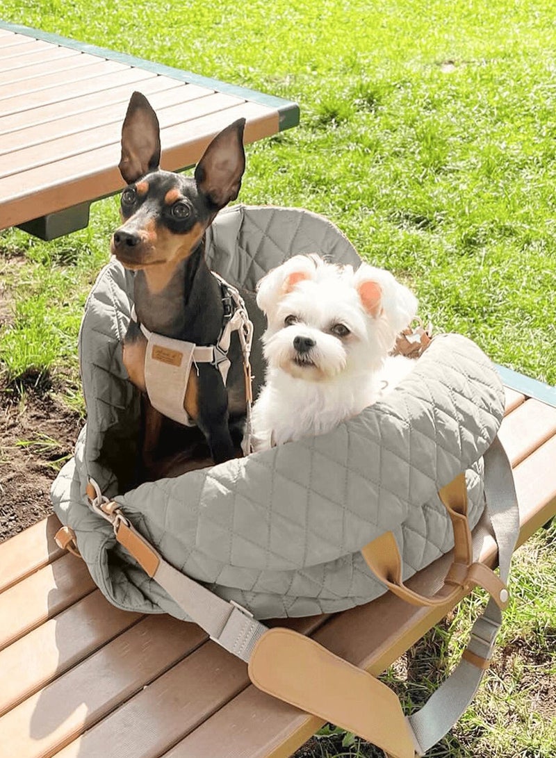 Kidle Cat Carrier Small Dog Handbag Pet Puppy Travel Bag Waterproof Pet Bag Detachable Handbag Car Portable Medium Dog Puppy Large Cat Travel Handbag for Outdoor - Image 5