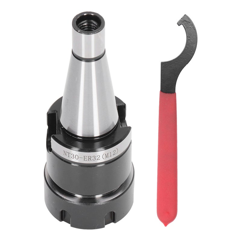 حامل أداة مقبض NT30 ER32 لآلة طحن CNC مع مفتاح وشرارة M12 - Image 1